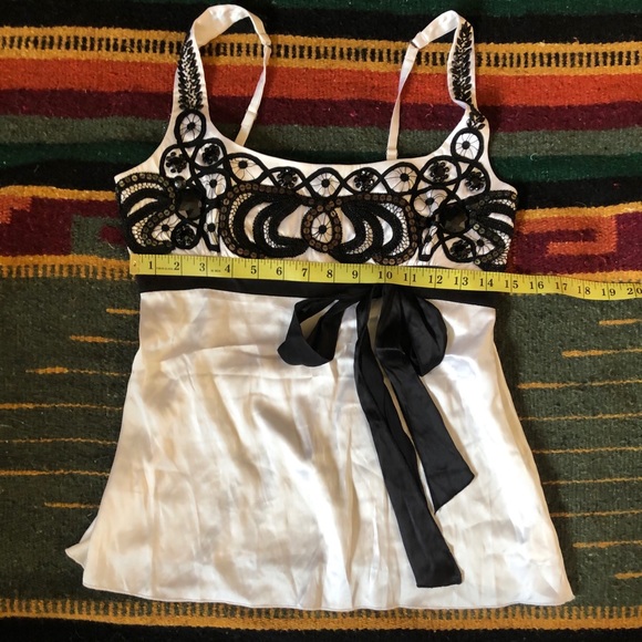 Bebe silk blend beaded tank top - Picture 5 of 8